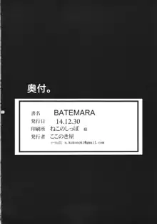 BATEMARA＋ペーパー, 日本語