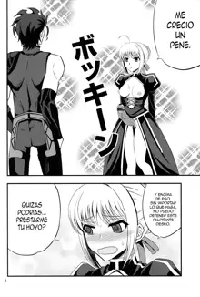 Saber ni Chinko ga Haeru Hon | Saber Grew a Dick, Español