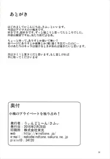 小梅のプライベートを独り占め!, 日本語