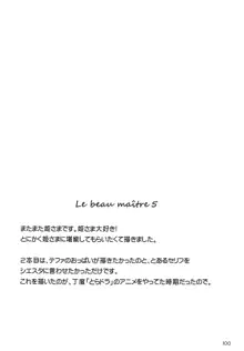 Le beau maitre 5, 中文