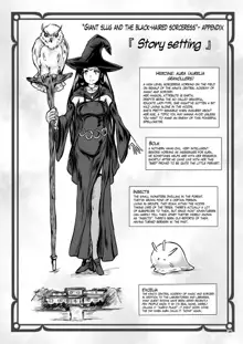 Oonamekuji to Kurokami no Mahoutsukai - Parasitized Giant Slugs V.S. Sorceress of the Black Hair as Aura, English