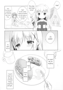 Chino-chan wa Goshuushin 3, English