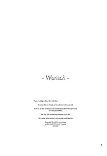 Wunsch, English