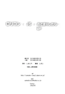 ロリコンとJSが2人でおとまりしたら…, 日本語