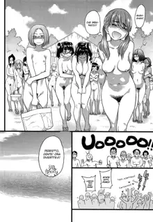 Nudist Beach ni Shuugakuryokou de!!  Ch.1, Italiano