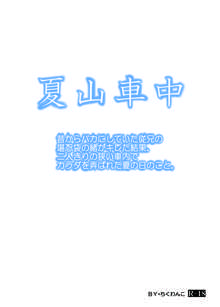 昔からバカにしていた従兄の堪忍袋の緒がキレた結果、二人きりの狭い車内でカラダを弄ばれた夏の日のこと。, 日本語