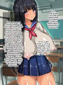 Bibakunyuu de Seiso Kidori na Hentai Intelli Seito Kaichou o Saiin Hame shite Rinkan shite Seidorei Gochisousama!, English